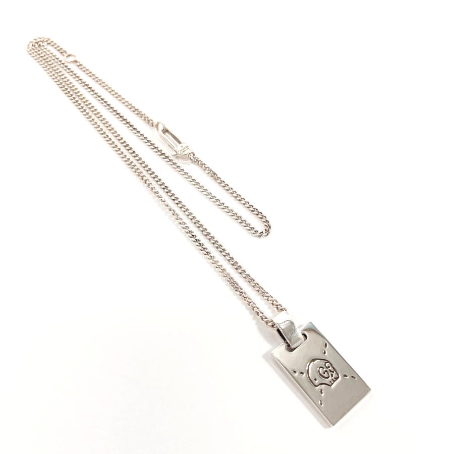GUCCI（グッチ） ネックレス 455315 J8400 グッチゴースト ドクロ