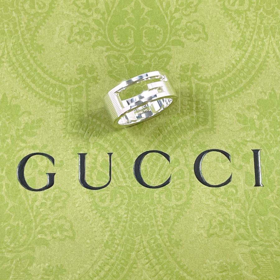 GUCCI（グッチ） 10号 リング・指輪 ブランデッド カットアウトG 表記