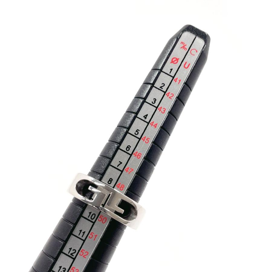 GUCCI（グッチ） 9号 リング・指輪 ダブルG ロゴ シルバー925