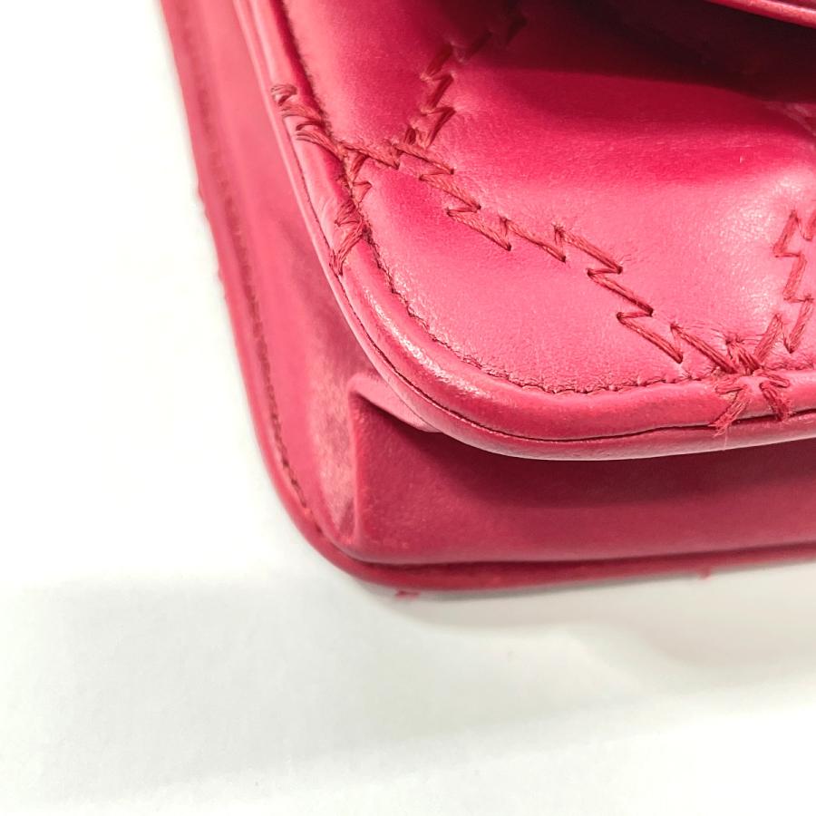 CHANEL ココマーク ウルトラステッチ ラム 財布 CHANEL（シャネル） 長財布 ウルトラステッチ チェーンウォレット ココ