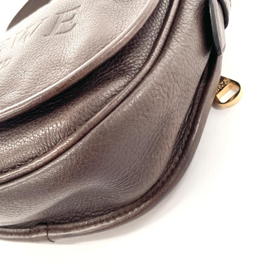 LOEWE（ロエベ） ショルダーバッグ ヘリテージ レザー ダークブラウン