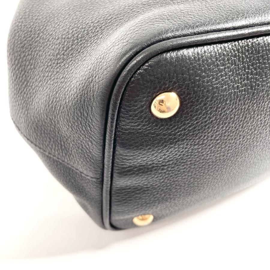 美品 MIUMIU 2way レザーハンドバッグ ショルダー ヴィッテロ ミュウ Miu ヴィッテロ カリブ ハンドバッグ 2WAY ショルダーバッグ