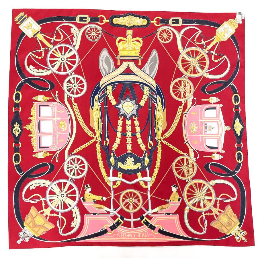 HERMES 未使用品 エルメス スカーフ カレ 90 ステイトリー HERMES 未使用品 エルメス スカーフ カレ 90 ステイトリー