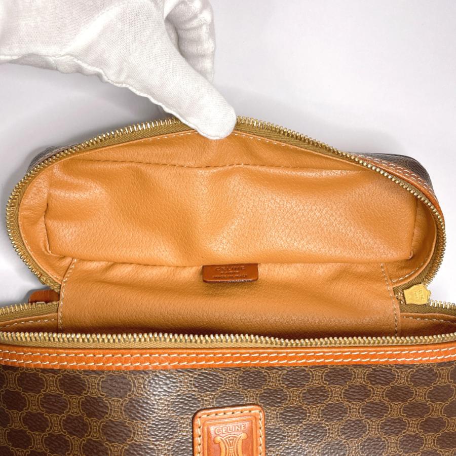 CELINE（セリーヌ） ハンドバッグ マカダム バニティバッグ PVC/レザー