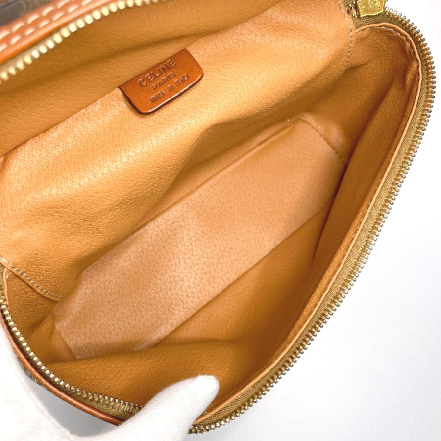 CELINE（セリーヌ） ハンドバッグ マカダム バニティバッグ PVC/レザー