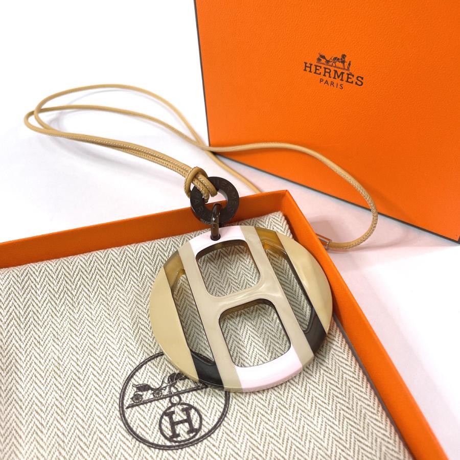 HERMES（エルメス） ネックレス H057087FL22 Hエキップ バッファロー