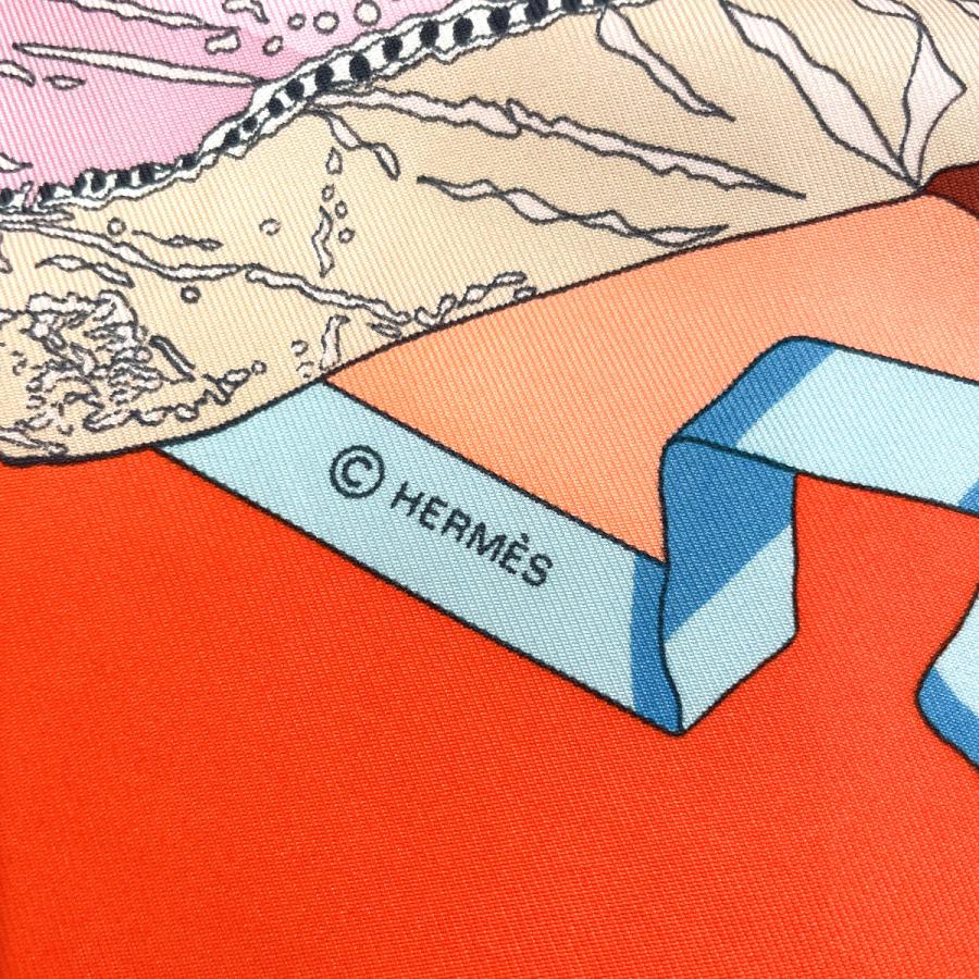 HERMES エルメス スカーフ カレ 90 大判スカーフ 正方形 HELLO HERMES エルメス スカーフ カレ 90 大判スカーフ 正方形 HELLO