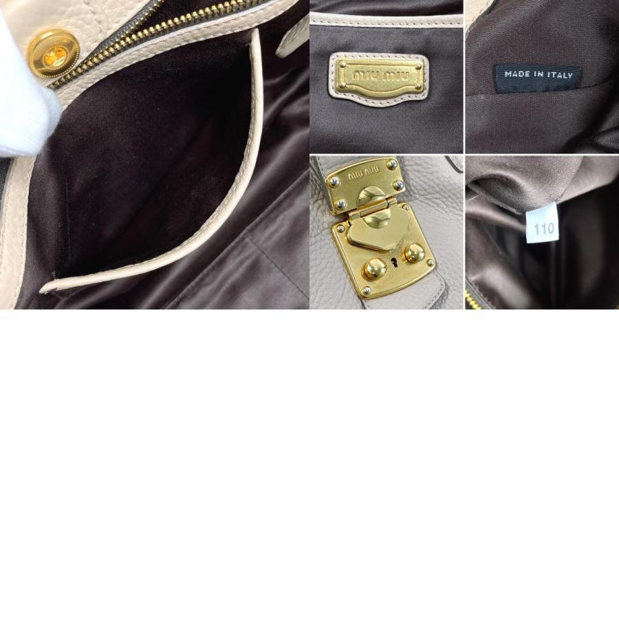 miu miu（ミュウミュウ） ハンドバッグ ショルダーバッグ 2WAY レザー