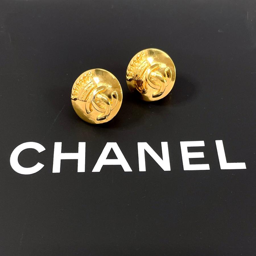 CHANEL シャネル イヤリング ココマーク クラウンモチーフ 王冠 
