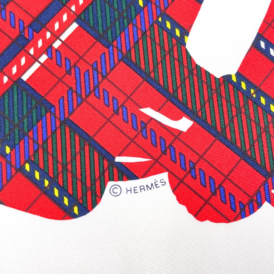 HERMES（エルメス） スカーフ ガヴロッシュ 45 BRIDES de GALA Tartan