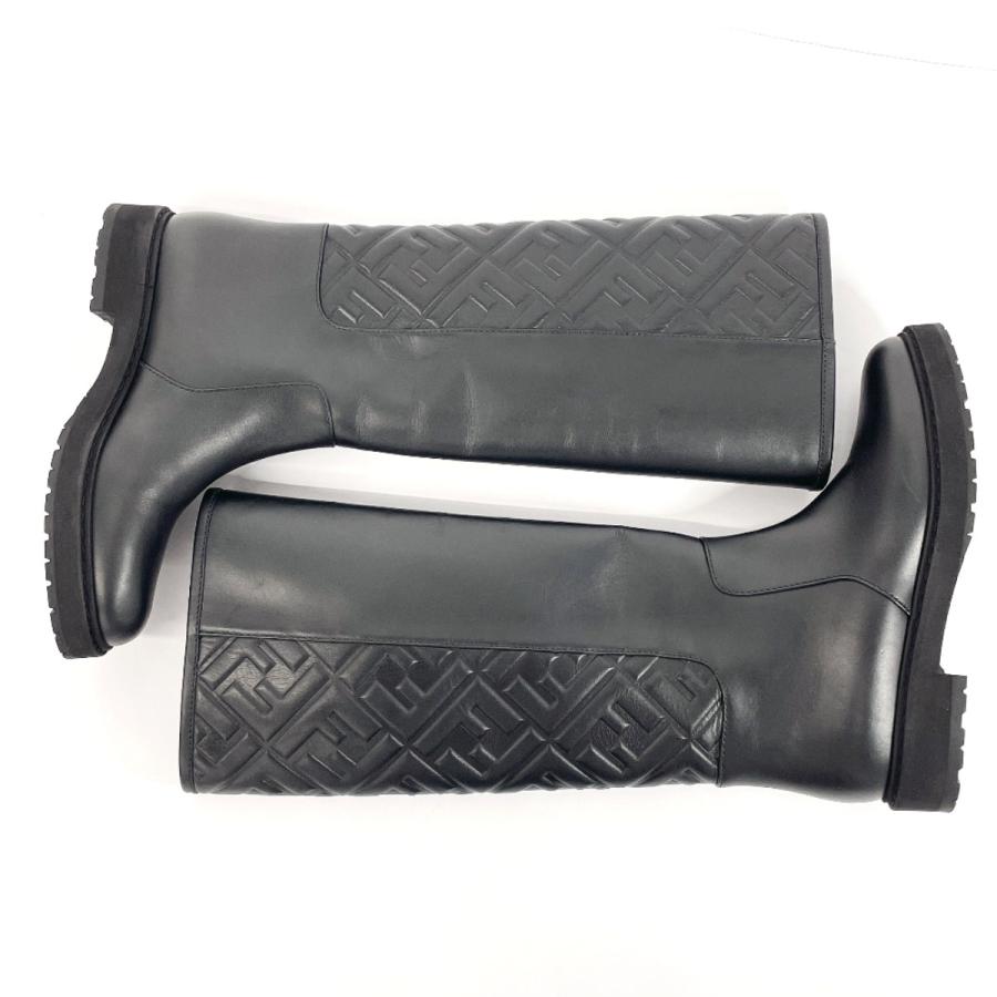 未使用級　FENDI 厚底　スニーカー　ブーツ　ズッカ柄　レディース　23cm FENDI（フェンディ） スニーカー 8E8380 ALIR レディース ハイカット