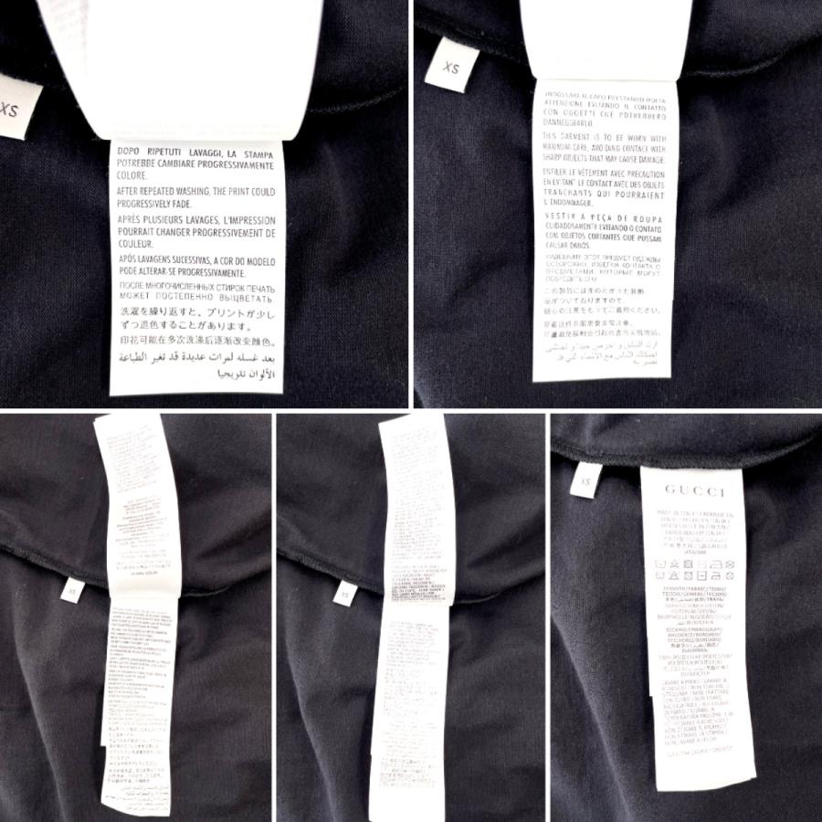 ❤️お値下げ❤️GUCCI ブラック 半袖Tシャツ XS GUCCI（Tシャツ(半袖/袖なし)）のフリマアイテム一覧