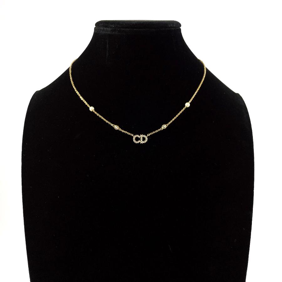 クリスチャンディオール Christian Dior ネックレス ロゴ CLAIR D LUNE