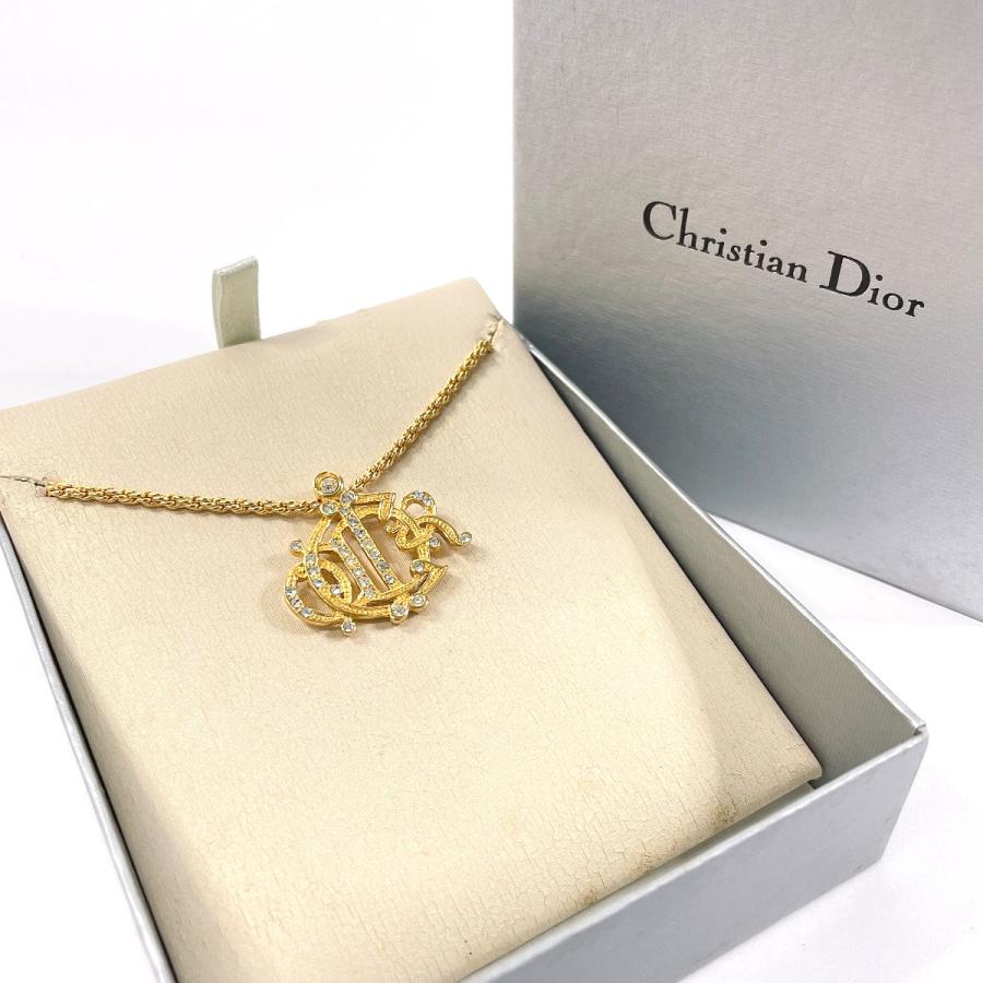 クリスチャンディオール Christian Dior ネックレス エンブレムロゴ
