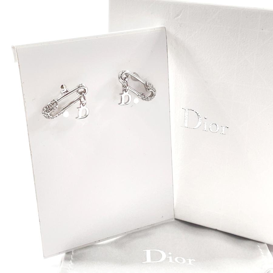 ディオール Dior ピアス 安全ピン Dモチーフ メタル/ライン ディオール Dior ピアス 安全ピン Dモチーフ メタル/ライン