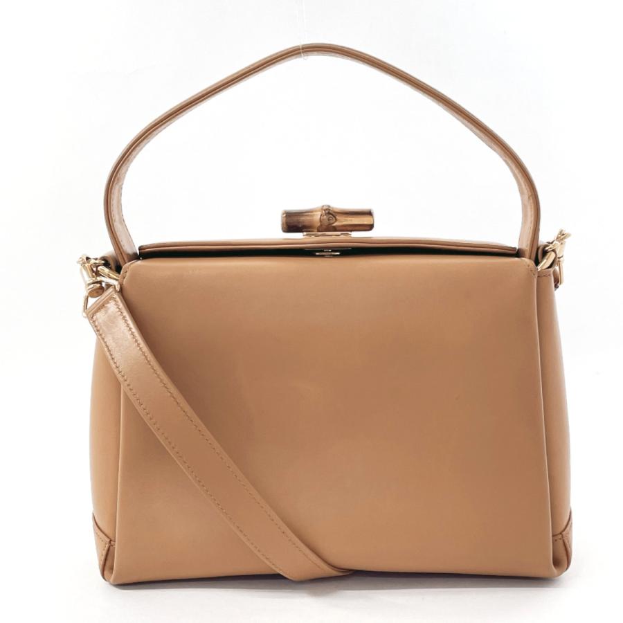 GUCCI（グッチ） ハンドバッグ 000・26・0175 2WAY バンブー レザー