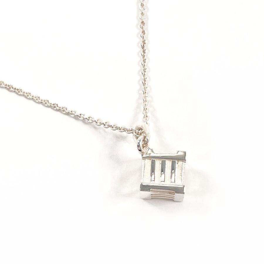 美品Tiffany & Co. ネックレス ティファニー アトラスキューブ 高級 TIFFANY&Co.（ティファニー） アトラスキューブ ネックレス 18金 K18