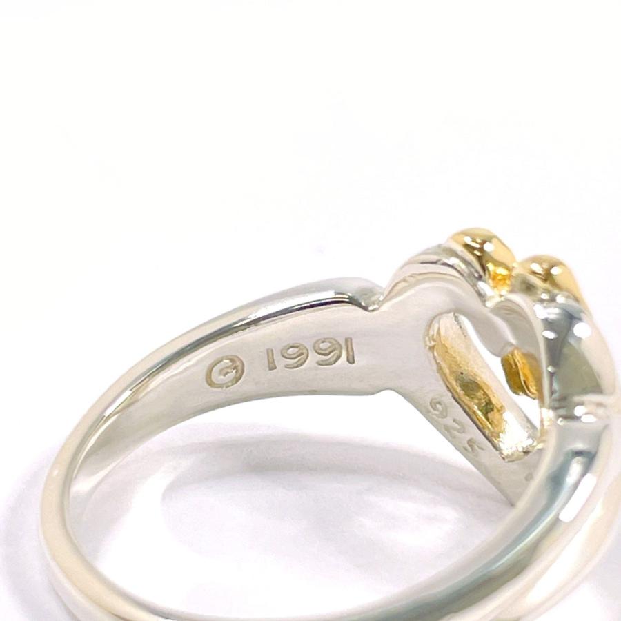 ティファニー　TIFFANY　ハートリボン　リング　指輪　シルバー　ゴールド TIFFANY&Co.】ティファニー ハートリボン ヴィンテージ シルバー925