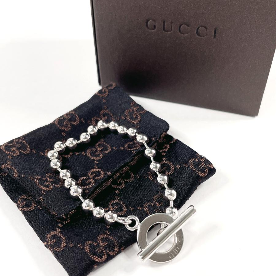 GUCCI（グッチ） ブレスレット ボールチェーン シルバー925