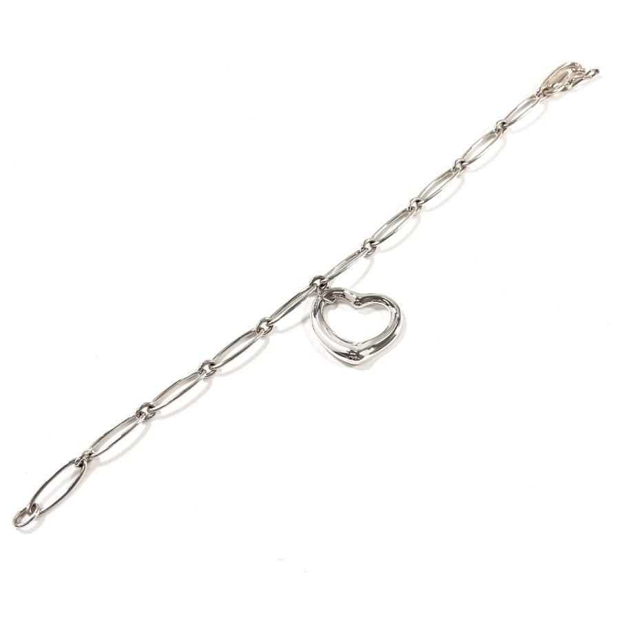 美品 Tiffany&Co. ティファニー オープンハート ブレスレット 925 TIFFANY&Co. ティファニー ブレスレット オープンハート エルサ