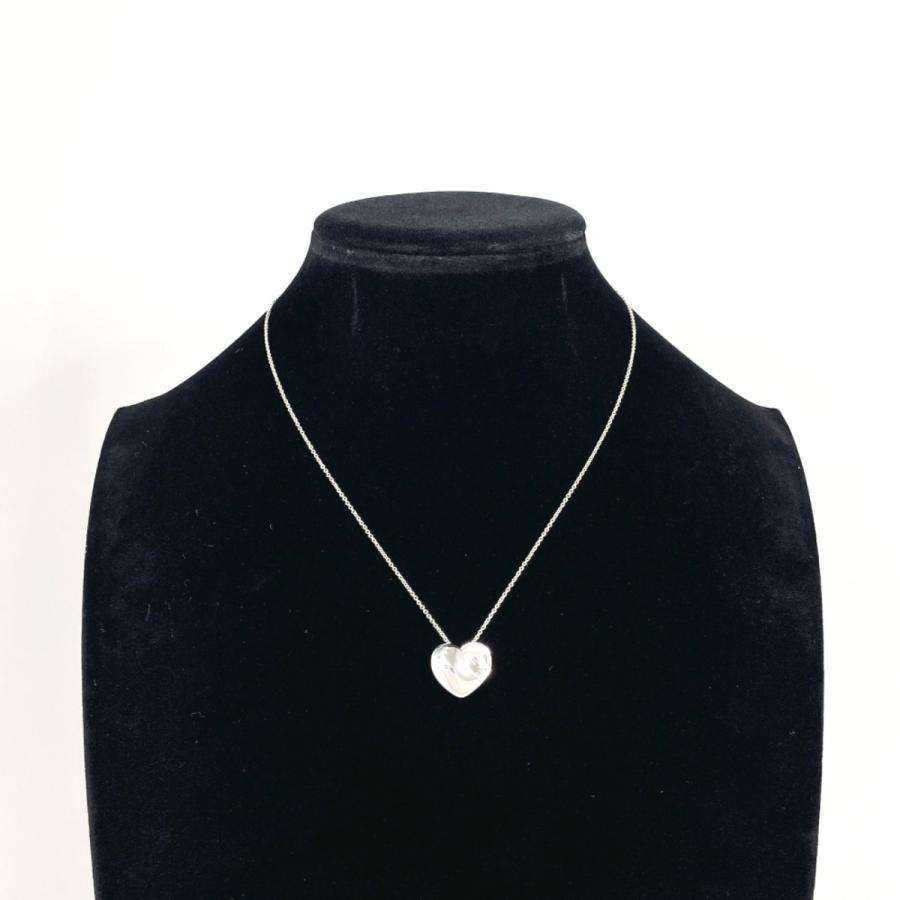 TIFFANY&Co.（ティファニー） ネックレス フォールドハート シルバー