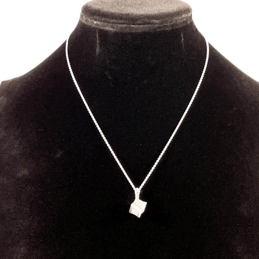 Tiffany & Co. アトラス キューブ ネックレス　シルバー925 TIFFANY&Co.（ティファニー） ネックレス アトラスキューブ シルバー