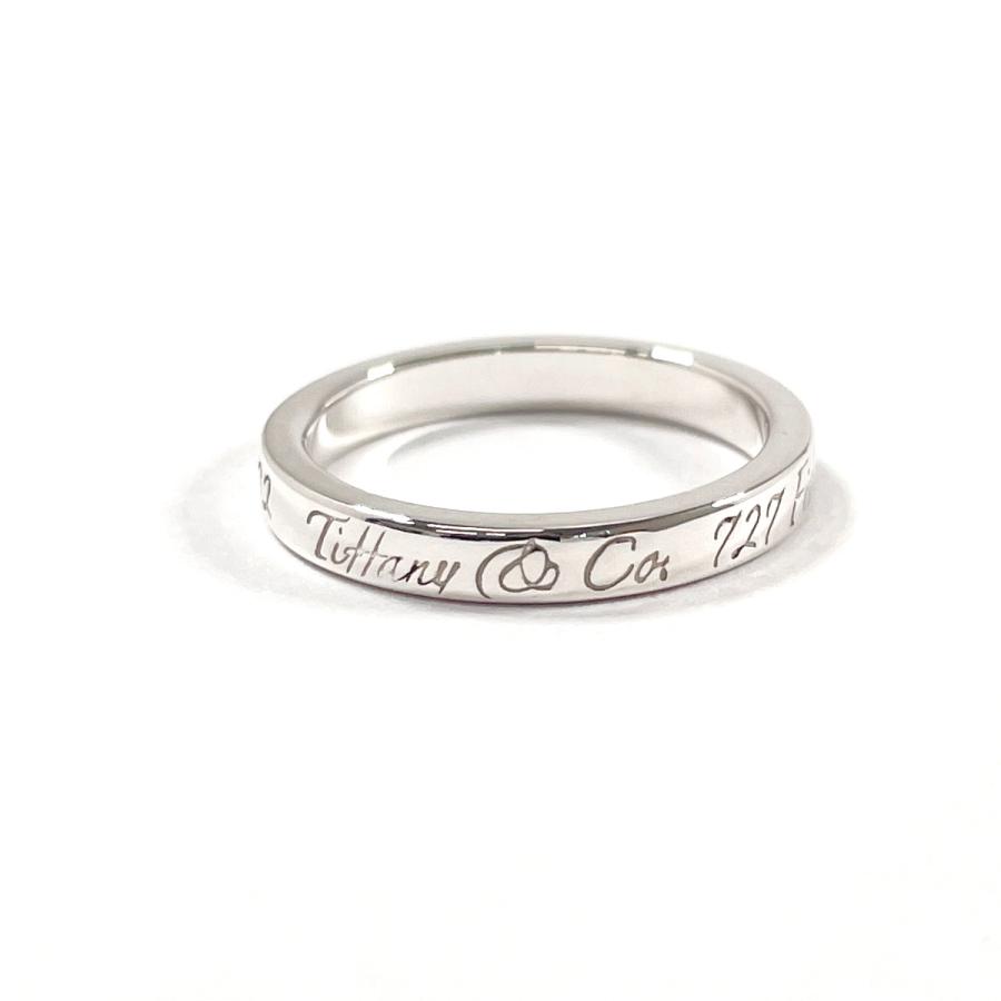 美品　ティファニー　シルバー　ナロー　リング　ノーツ　5th Ave. 美品 ティファニー シルバー ナロー リング ノーツ 5th Ave. 【公式通販】