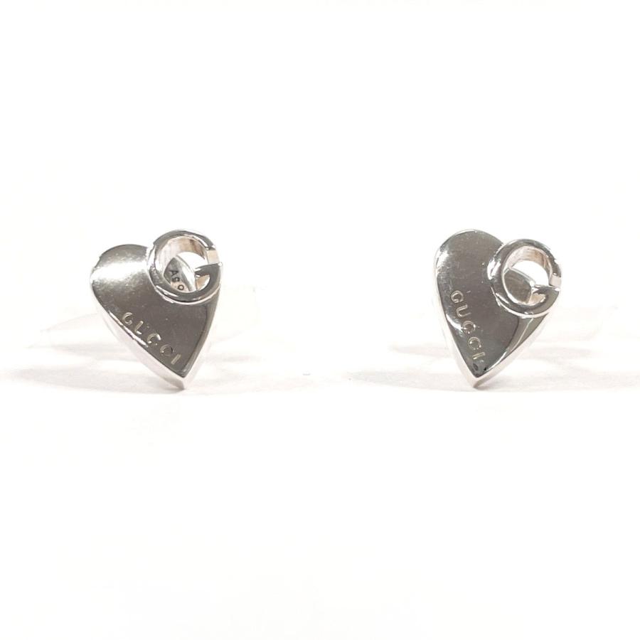 GUCCI（グッチ） ピアス ハート Gロゴ シルバー925 アクセサリー 新品