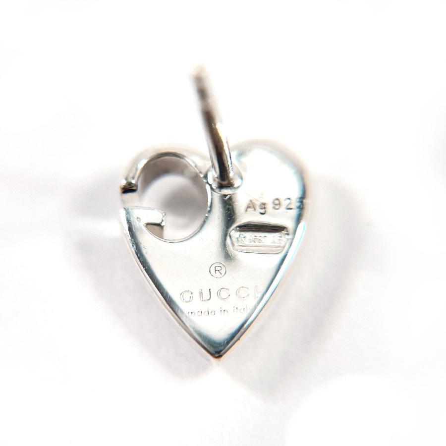 GUCCI（グッチ） ピアス ハート Gロゴ シルバー925 アクセサリー 新品