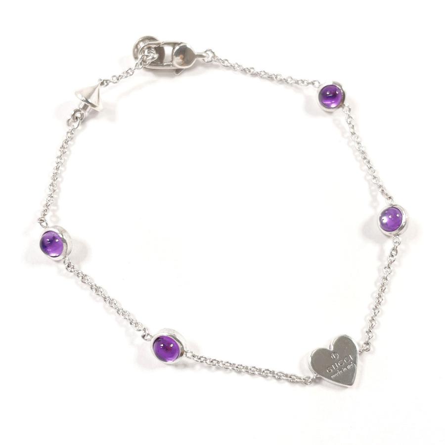 GUCCI（グッチ） ブレスレット トレードマーク ハート シルバー925