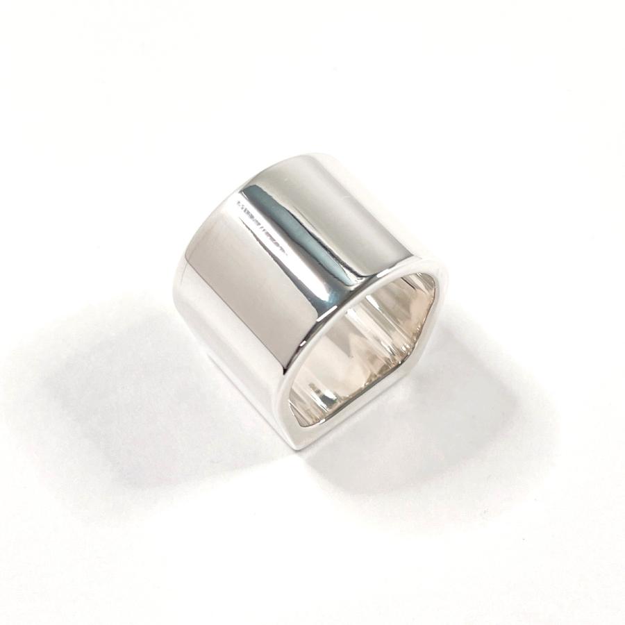 GUCCI グッチ リング 指輪 刻印11 印台 スクエア シグネット 925