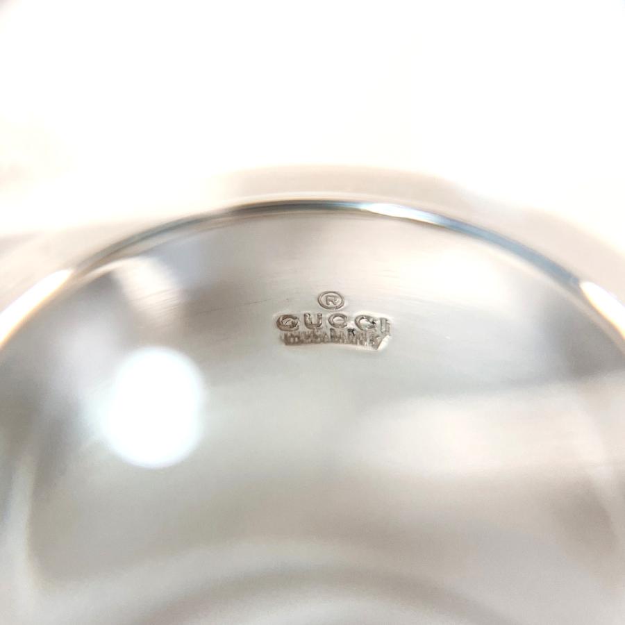 GUCCI（グッチ） 11号 リング・指輪 スクエア シグネット シルバー925