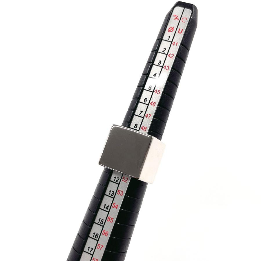 GUCCI（グッチ） 11号 リング・指輪 スクエア シグネット シルバー925