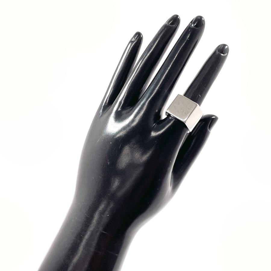 【希少/美品】GUCCI リング　スクエア　GG ヴィンテージ　15号925 GUCCI スクエア G リング – Trip