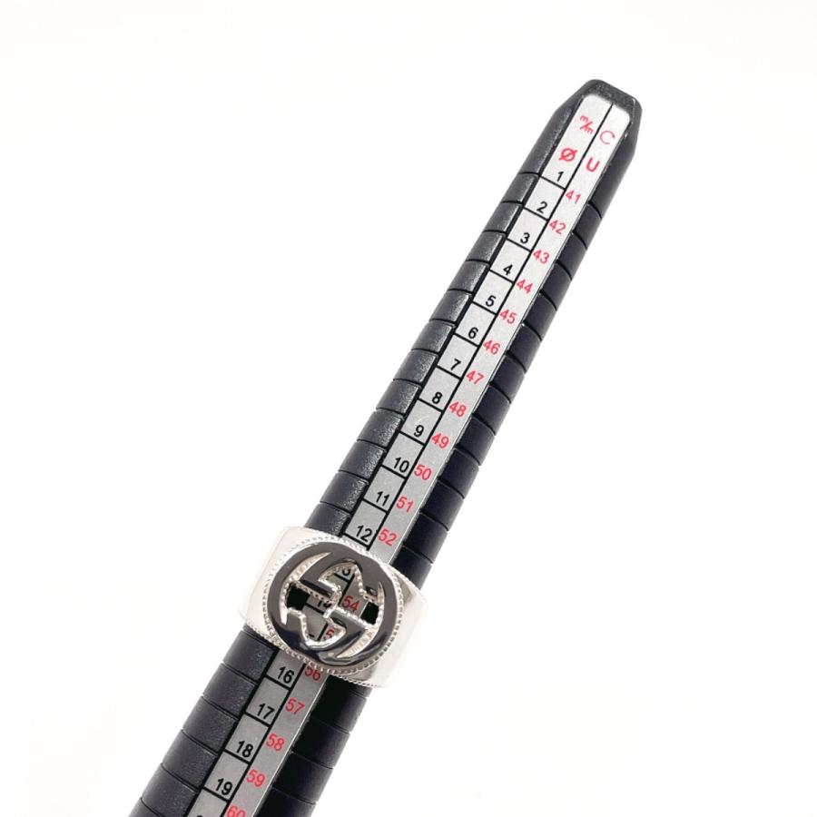 GUCCI（グッチ） 15号 リング・指輪 インターロッキングG シルバー925