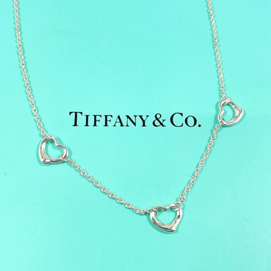 TIFFANY&Co. ティファニー トリプルオープンハート S TIFFANY&Co.（ティファニー） ネックレス トリプル オープンハート 3P