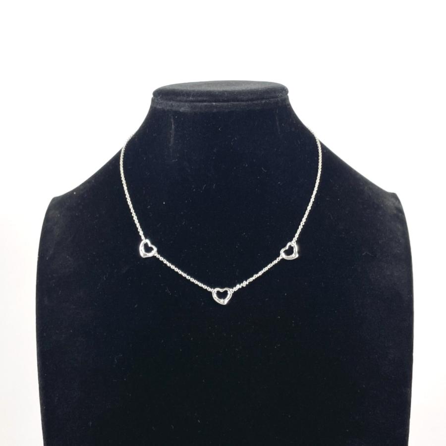 ［極美品］Tiffany & Co. オープンハートネックレス　トリプル ハート TIFFANY&Co.（ティファニー） トリプルハート ネックレス 18金 K18