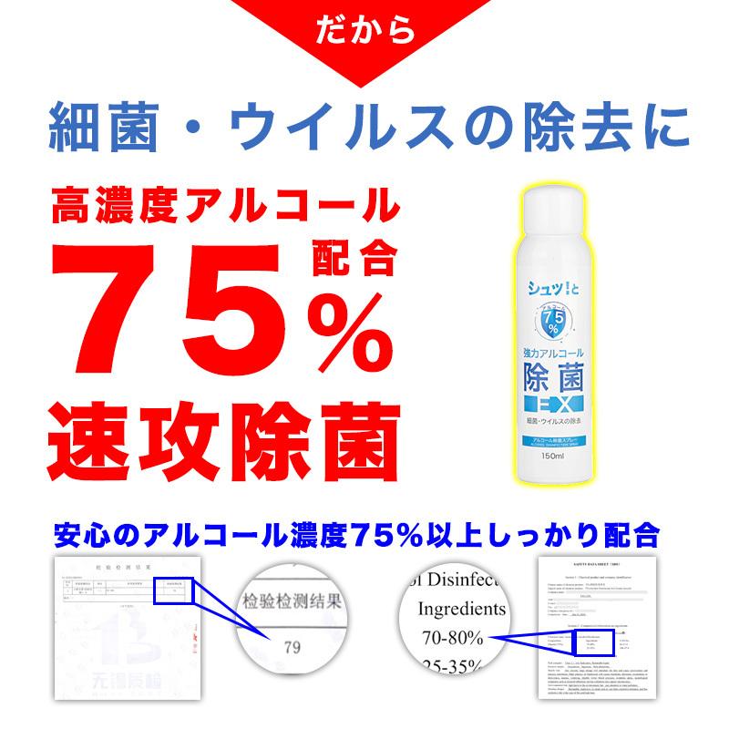 アルコール アルコール消毒液 除菌スプレー 送料無料 高濃度 エタノール 植物由来 150ml 携帯用 コロナ対策  お得 箱入り　12｜jpgoods｜13