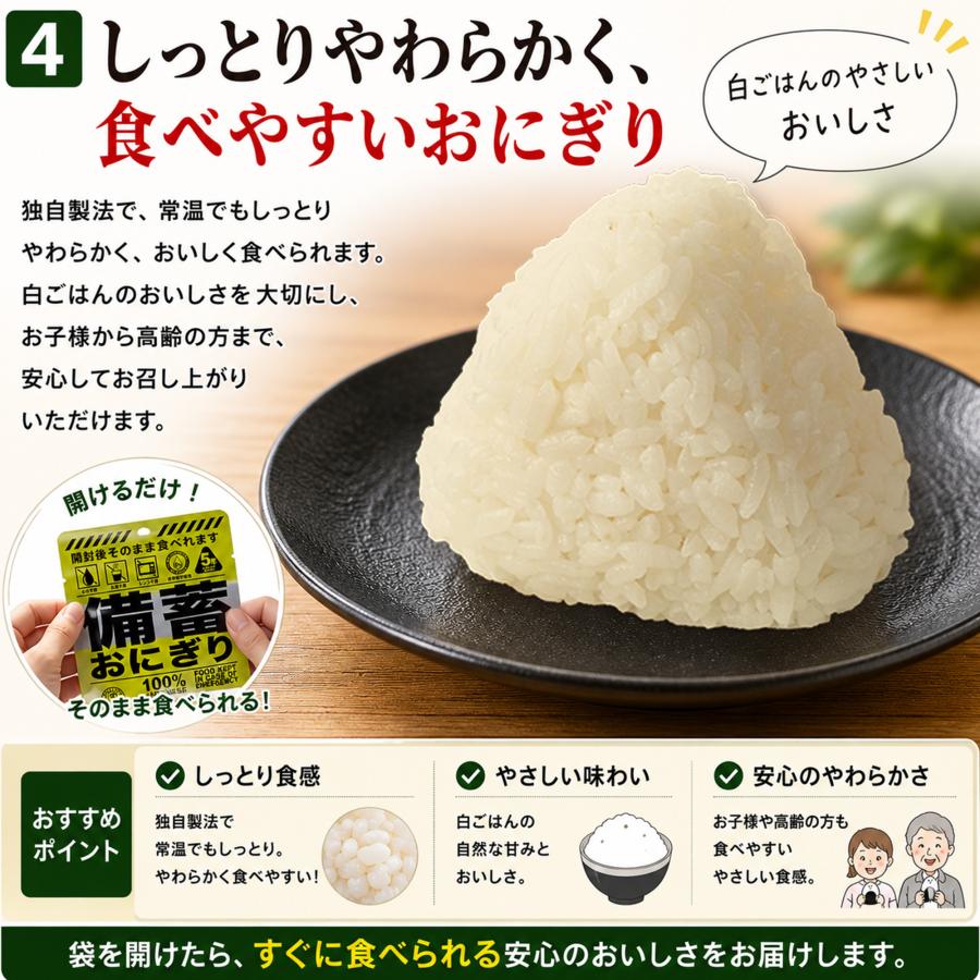 非常食セット 備蓄おにぎり 50個セット 常温5年保存 国産米100