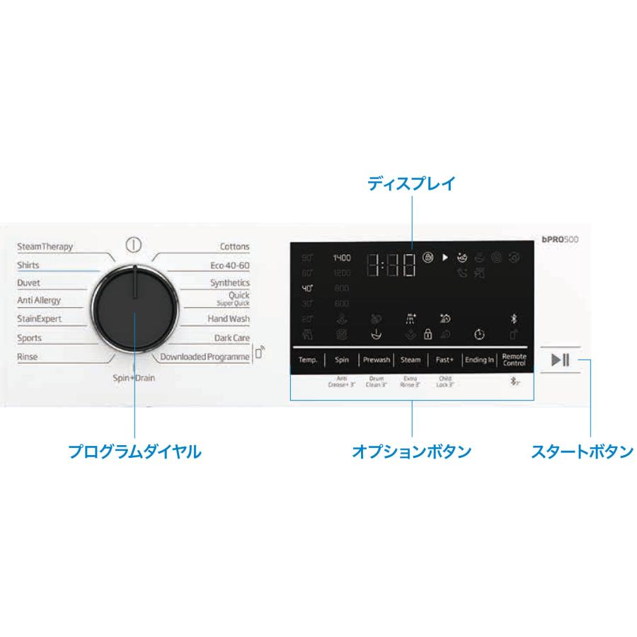 首都圏のみ・設置工事付】Beko ベコ 洗濯機 ドラム式 12kg（50Hz