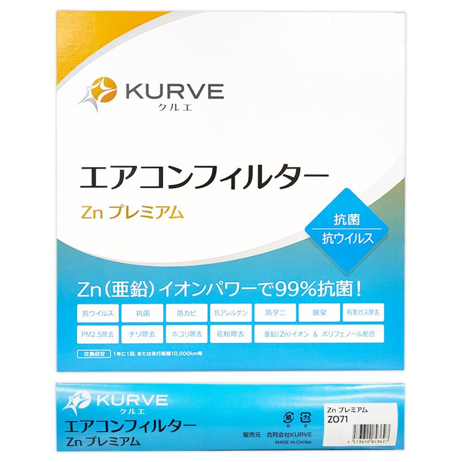 スズキ（SUZUKI） KURVE エアコンフィルター ＆ フィルターカバー