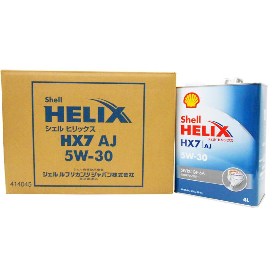 Shell HELIX HX7 AJ ヒリックス エンジンオイル SP/GF-6A 5W-30 (4L×6