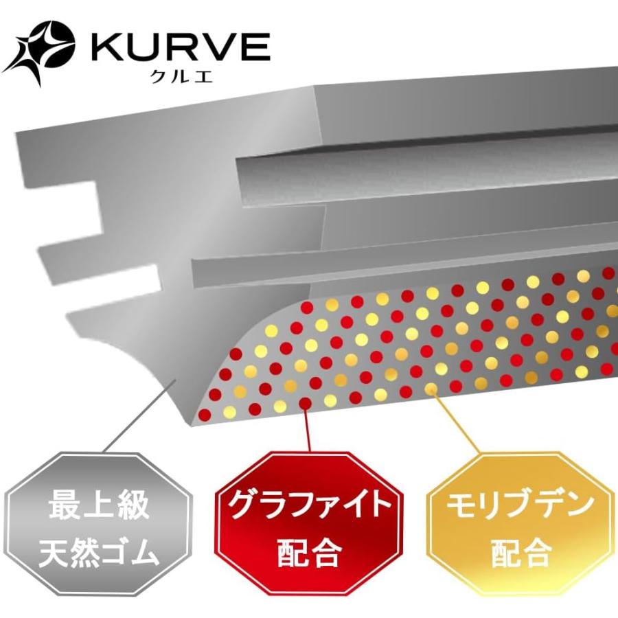 デザイン ワイパー ブレード 2本 替えゴム2本付 左右セット 650mm