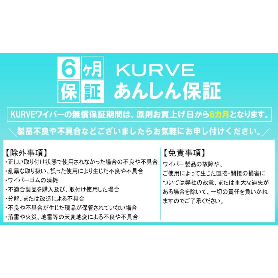 スノーワイパー 雪用 フロントセット 650mm 350mm アクア ウィッシュ