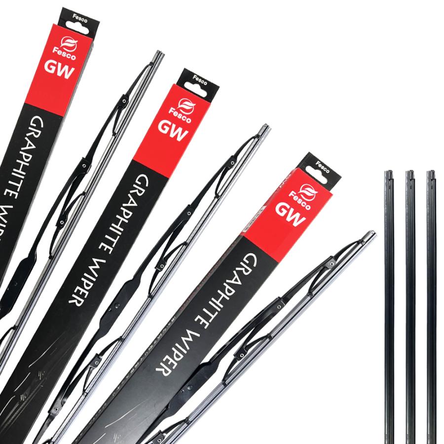 日野自動車 プロフィア ワイパー ワイパーブレード フロント 3本+替え