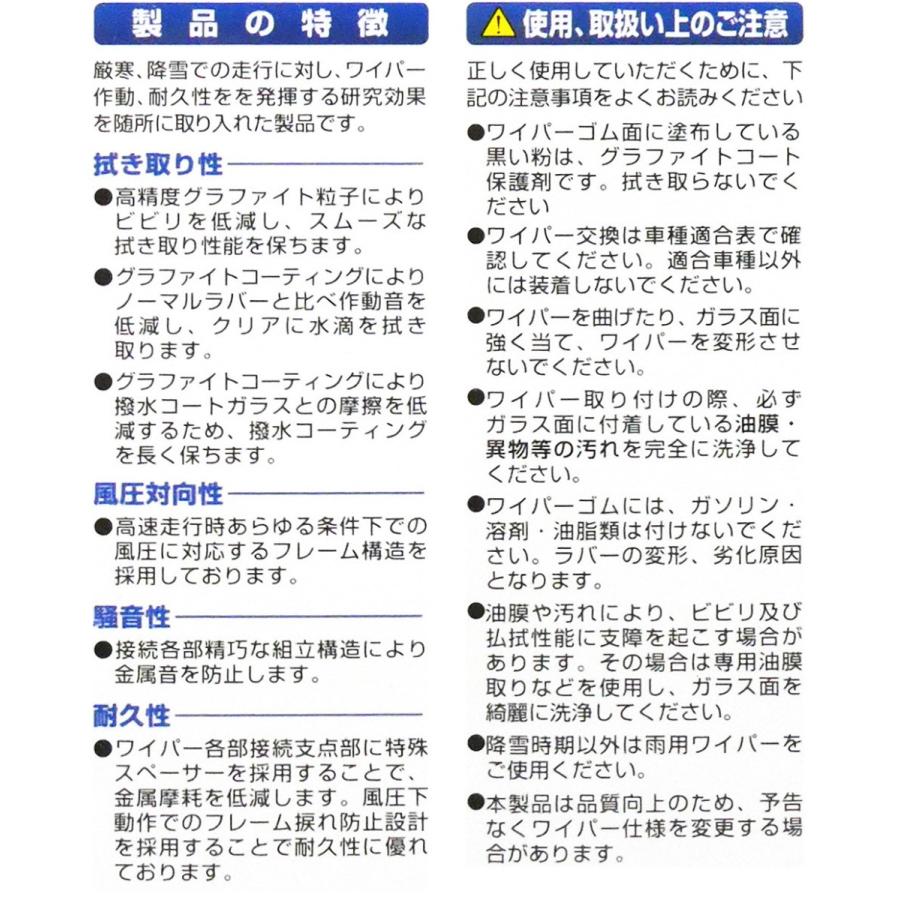 スノーワイパー 雪用 500mm Fesco Sw 5050 いすゞ イスズ エルフ スノーブレード フロント用左右セット ブレード ワイパー 冬用 新色追加 冬用