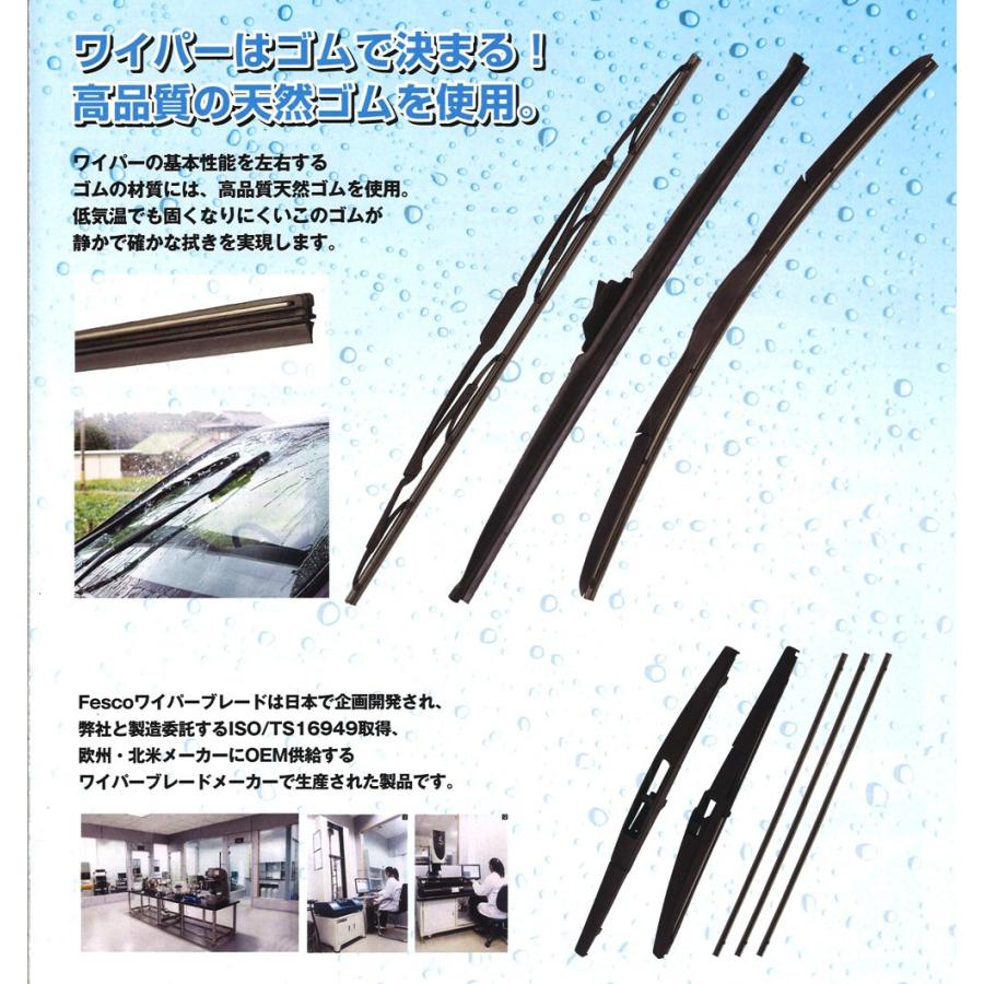 スノーワイパー フロントセット 雪用ワイパー 480mm 380mm デイズルークス ルークス パレット フレアワゴン ヴィヴィオ レックス FESCO SW-4838｜jpitshop｜03