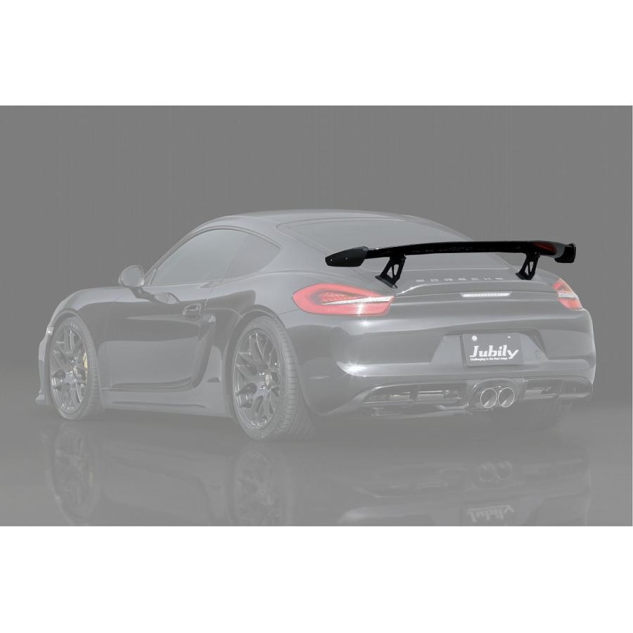 ポルシェ 981ケイマン GTウイング FRP製 jubily ジュビリー ※GT-4装着