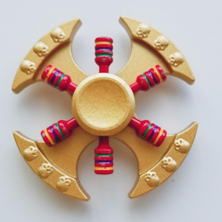 ハンドスピナー,フィンガースピナー, 指スピナー,手裏剣,ドクロ : JP