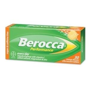 ビタミンサプリメント Berocca ベロッカ オレンジ味 15錠×2本セット 